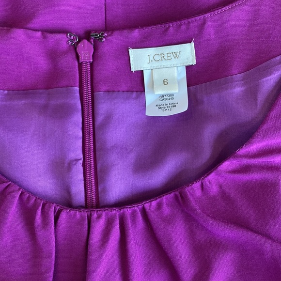 Jcrew purple sheath mini dress - Picture 4 of 5